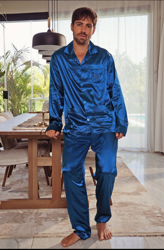 Oxford Blue Men satin