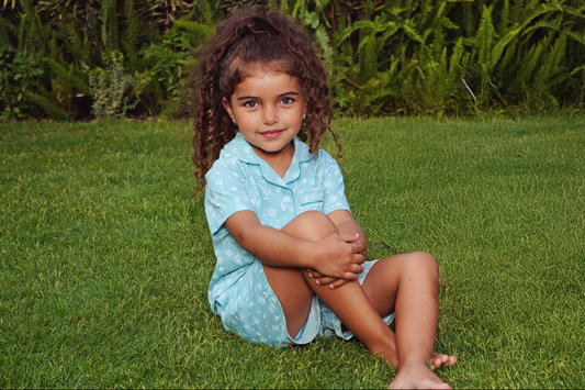 Sunflower mummy and daughter cotton pj