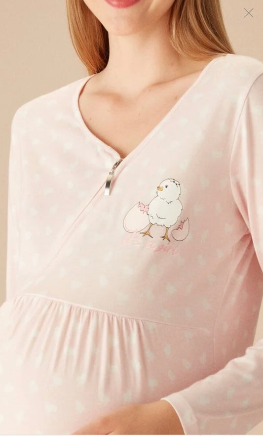 Pink it’s a Girl Maternity Pajama