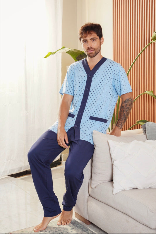 Summer Men cotton pajama