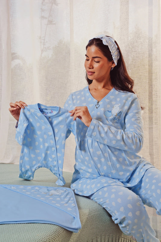 Blue it’s a Boy Maternity Pajama
