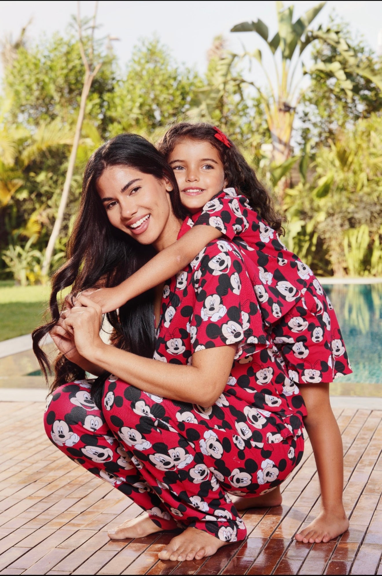 Mickey Mummy and Daughter Cotton PJ