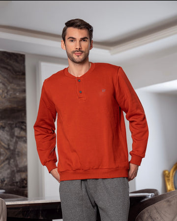 Heavy Round-Neck  Cotton Pajama