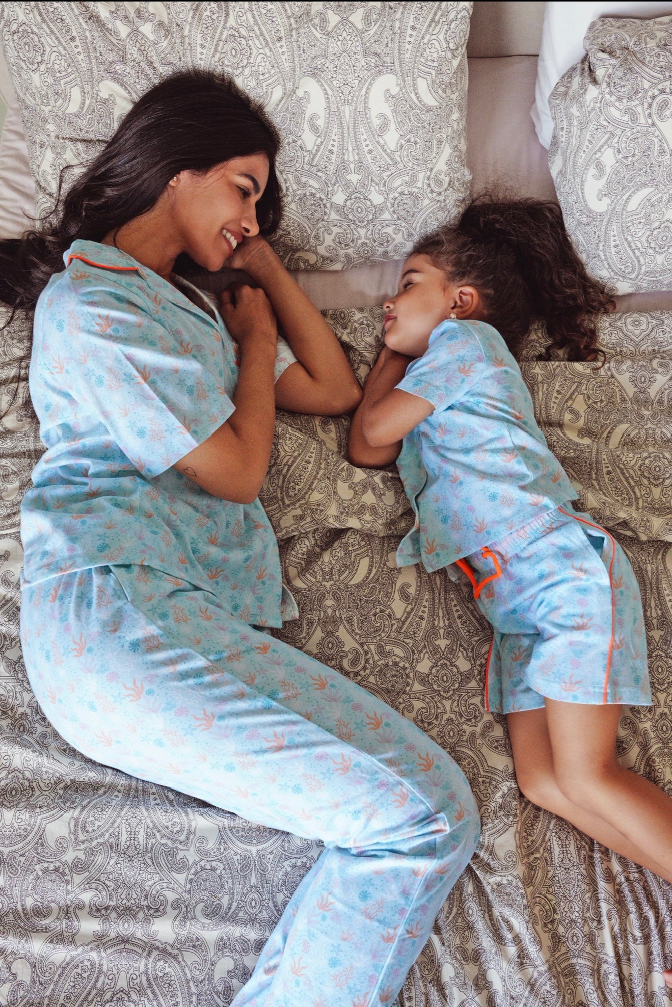Under The Sea Mummy and Daughter Cotton Pj