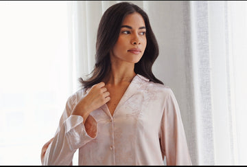 Feminine Soft Satin Nightshirt