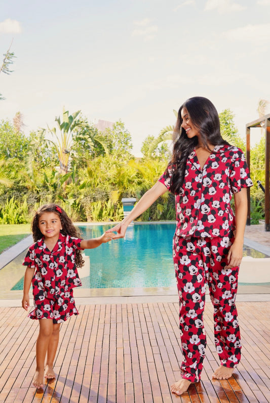 Mickey Mummy and Daughter Cotton PJ