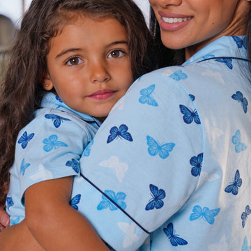 Butterfly Mummy and Daughter Cotton PJ