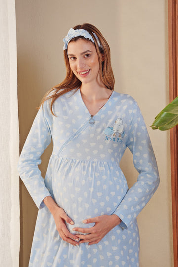 Blue it’s a Boy  Maternity dress